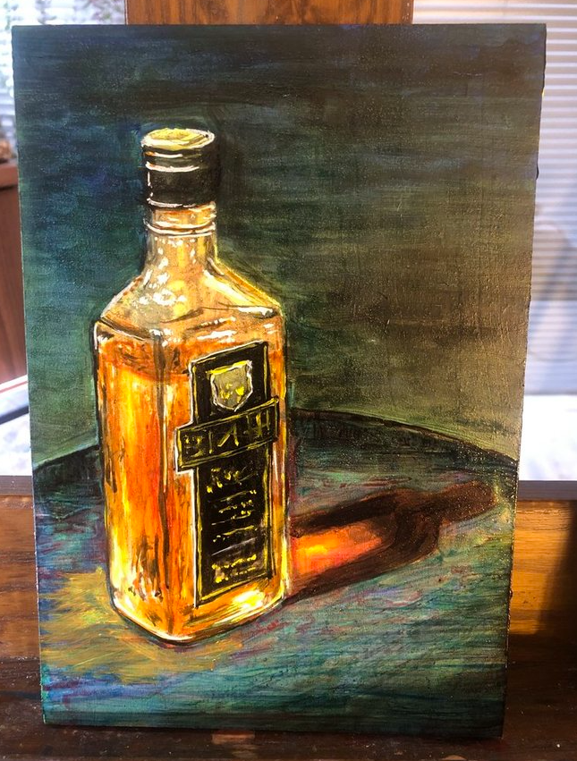 油絵】透明感のある瓶の描き方！基本的な順番。必要な道具も紹介  